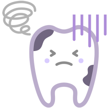 虫歯や歯周病のリスクが上がる